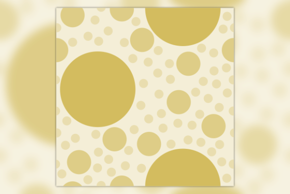 Abstract Brown Circles Seamless Pattern