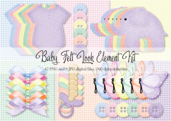Baby Felt Look Element Kit: A Versatile Resource for Creative Projects