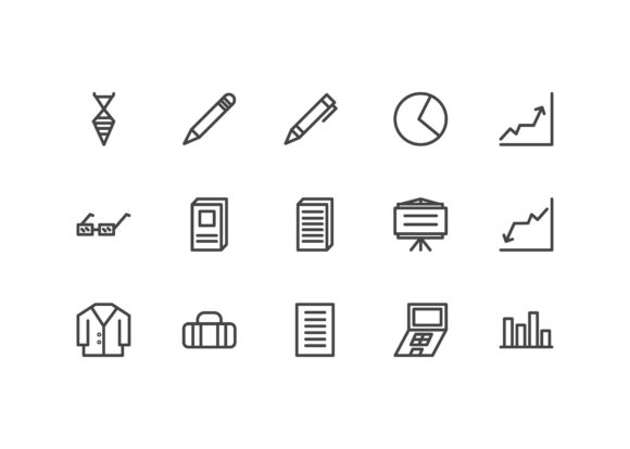 Business Line Icon Set: A Versatile Tool for Modern Design and Branding