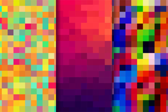 Colorful Square Pattern Background: A Modern and Versatile Design Element