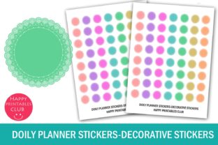 Doily Planner Stickers: A Delightful Addition to Your Creative Projects