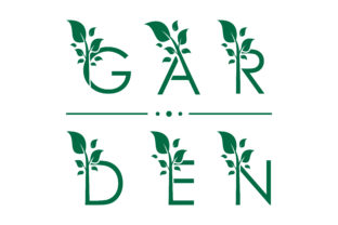 Garden Typography Tree: Blending Nature and Design in Modern Branding