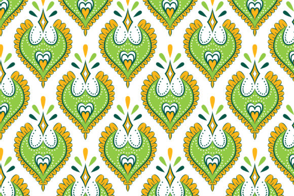 Green Leaf Horizontal Pattern: A Timeless Design Element for Modern and Traditional Applications