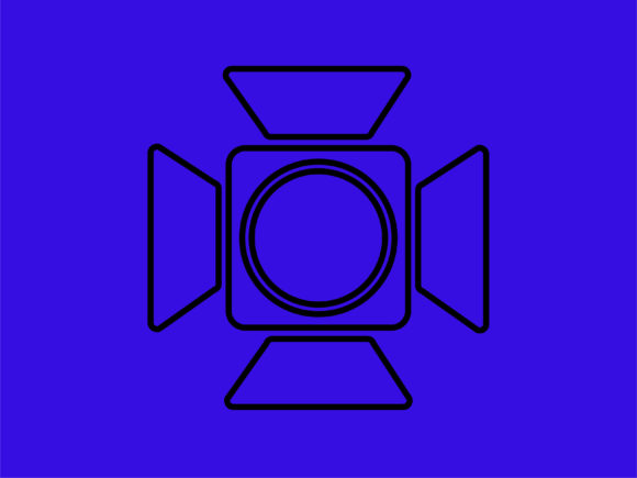 Icon Stage Lighting Outline: A Versatile Design Element