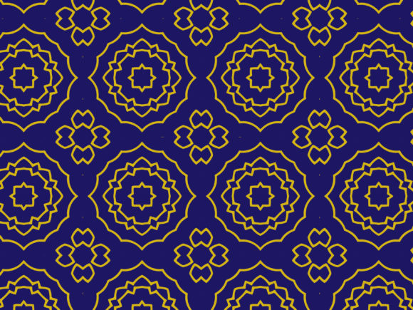 Islamic Pattern Decor Illustration