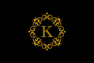 K Letter Logo Emblem Gold: A Versatile Design Element for Modern Branding