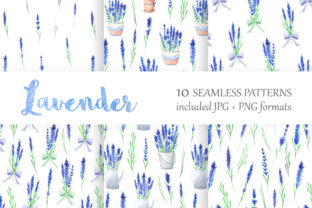 Lavender Watercolor Seamless Pattern: A Versatile Tool for Creative Projects