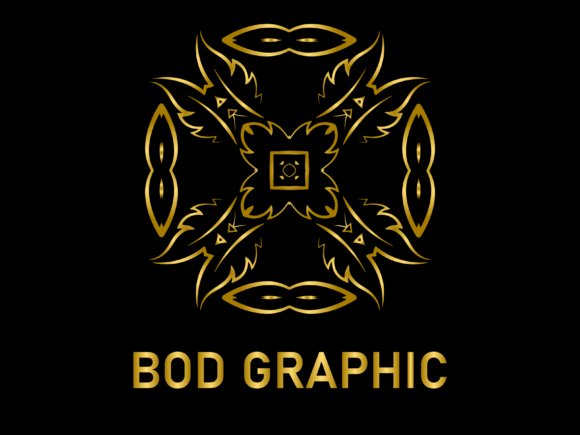 Logo Ornament Gold Elegant