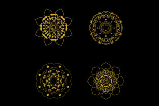 Mandala 57: A Golden Design Asset for Creative and Commercial Projects