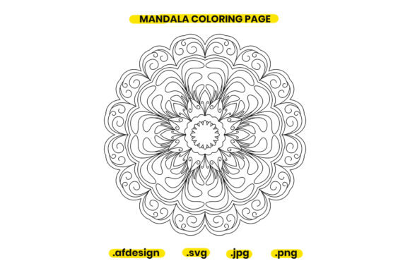 Mandala Coloring Page Design 42: A Versatile Creative Tool for Modern Artists and Designers