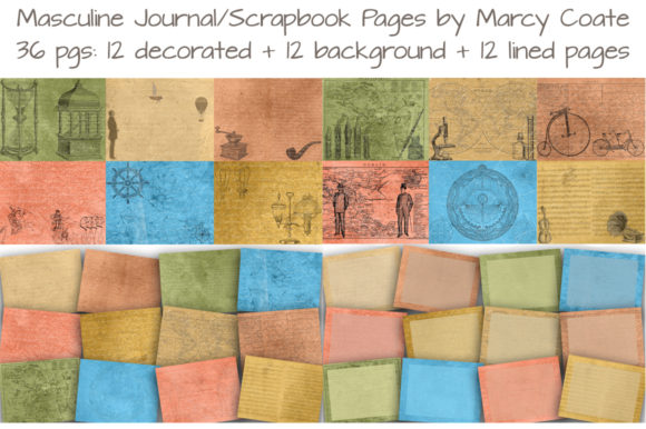 Masculine Journal and Scrapbook Kit: A Creative Solution for Expressive Storytelling