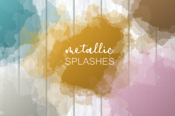 Metallic Shimmer Sheen Splashes Decor: A Versatile Design Element for Creative Projects