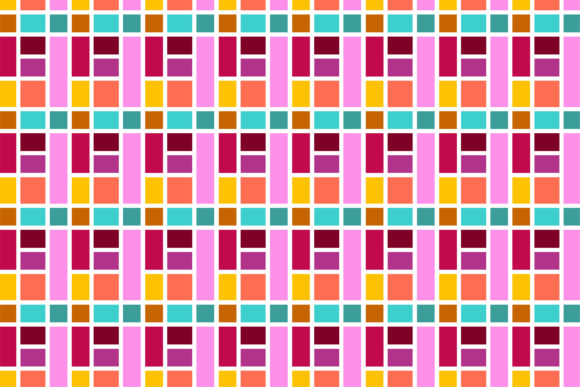 Mosaic Rectangle Bright Pattern: A Versatile Design Element for Modern Visuals