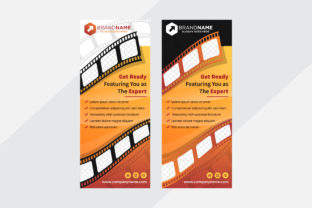 Movie Vertical Banner Orange: A Vibrant Solution for Cinema and Entertainment Marketing