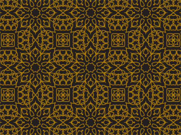 Pattern Gold Curved Flower: A Timeless Element in Modern Design