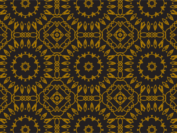 Pattern Gold Large Sunflowers: A Versatile Design Element for Modern and Vintage Projects