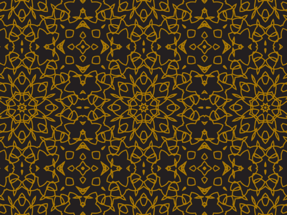 Pattern Gold Spread Ornaments: A Versatile Design Element for Modern and Vintage Projects