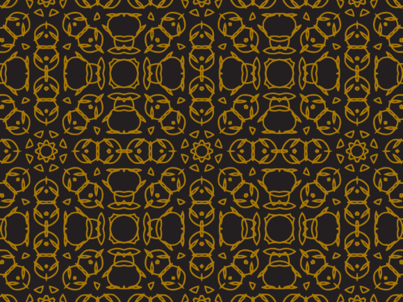 Pattern Gold Square Abstract Ornaments: A Modern Decorative Element