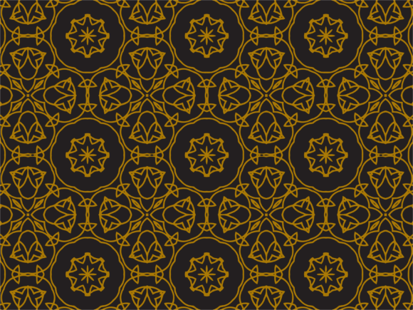 Pattern Gold Vector Circles: A Modern Design Element for Decorative and Digital Use