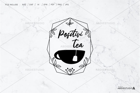Positivi Tea, Positive Mood Tea Lover: A Creative Asset for Tea Enthusiasts and Designers