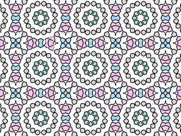 Seamless Pattern Colorful Ornament: A Versatile Design Element for Creative Projects