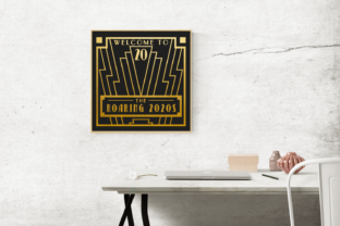 The Roaring 2020s Art Deco Frame: A Timeless Design for Modern Creativity