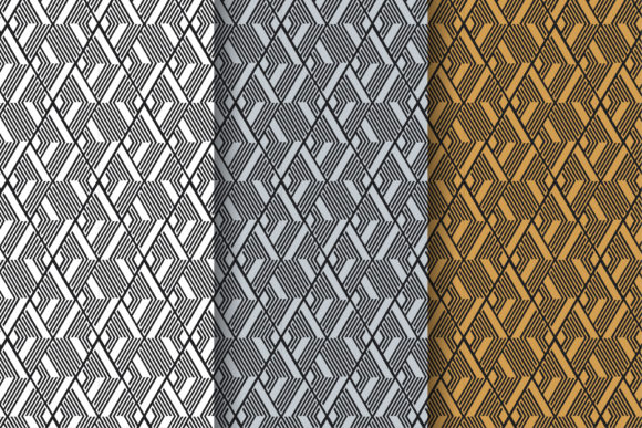 Triangle Black Background Pattern