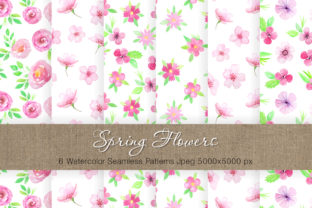 Watercolor Floral Patterns Vol.2