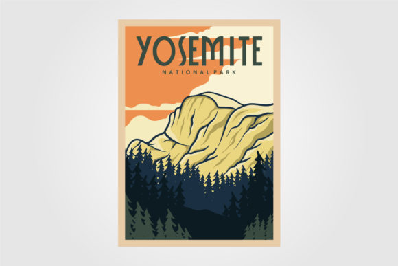 Yosemite National Park Vintage Poster